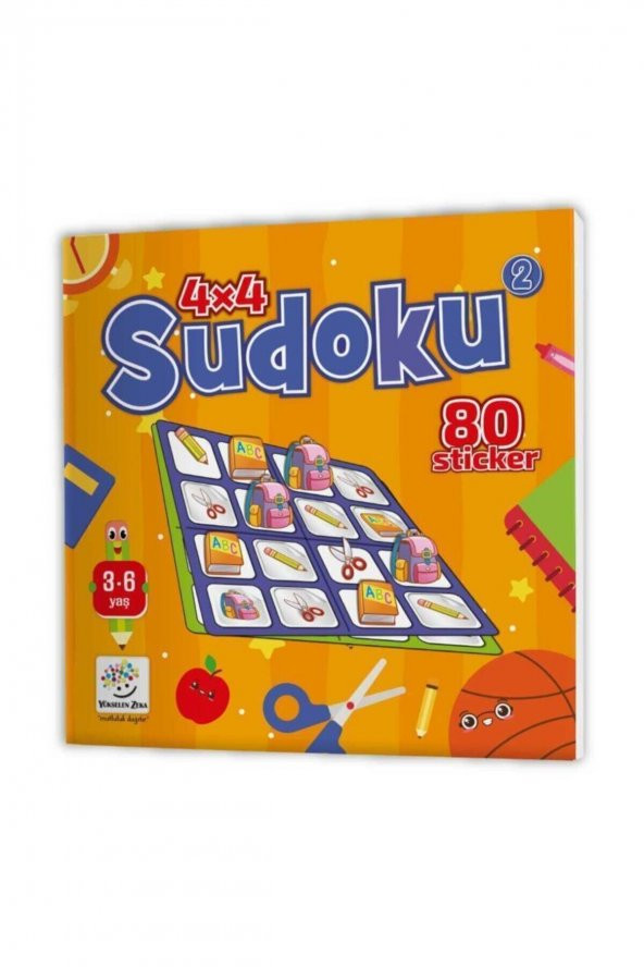 3-6 Yaş Stickerlı Sudoku Seti - 2