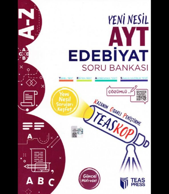 Teas Press TEASKOP AYT Edebiyat Soru Bankası