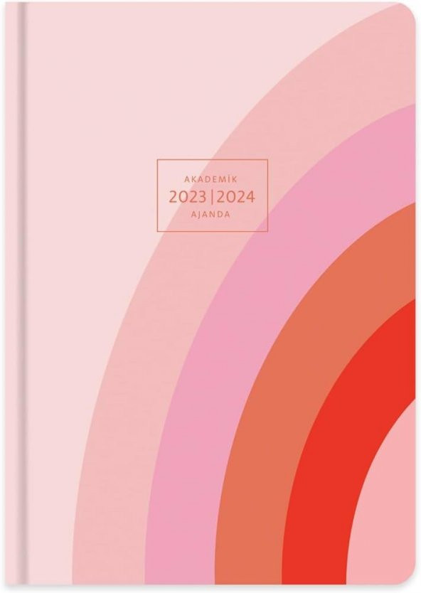 Keskin Color 17x24 2023 2024 Akademik Ajanda Ciltli Gökkuşağı