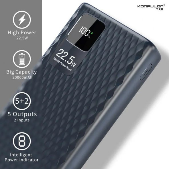 Joko A29Q 22.5W-15W Usb 20W Type-C PD 20.000 mAh  Powerbank - 2