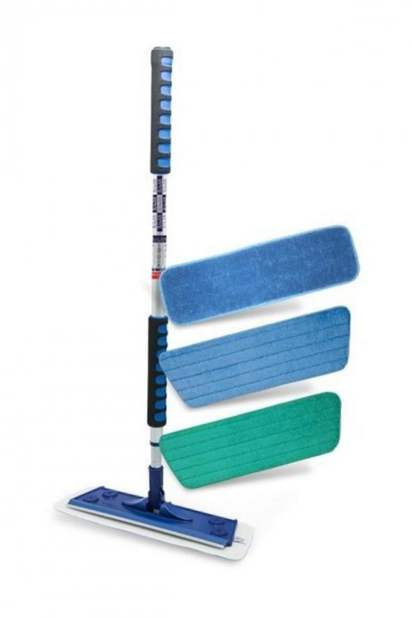 Silva Mikrofiber 3'lü Set Teleskopik Mop