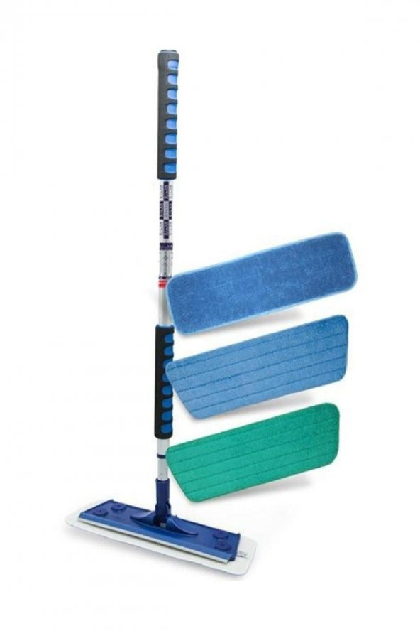Mop Mikrofiber Teleskopik Mop 3 Lü Set ( 1 Adet) Pra-1259366-4017