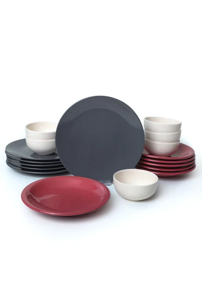 Keramika Noble Mix Yemek Takımı 18 Parça 6 Kişilik 030-520-623 - 4