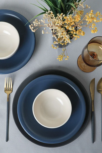 Keramika River Mix Yemek Takımı 18 Parça 6 Kişilik 399-950-959 - 2