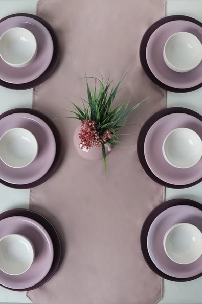 Keramika Purple Mix Yemek Takımı 18 Parça 6 Kişilik 031-451-498 - Resim 5