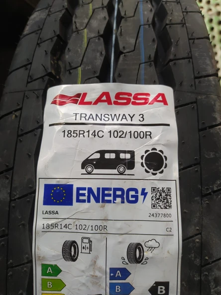 LASSA TRANSWAY3 185R14C 102/100R 2025 ÜRETİM - 2