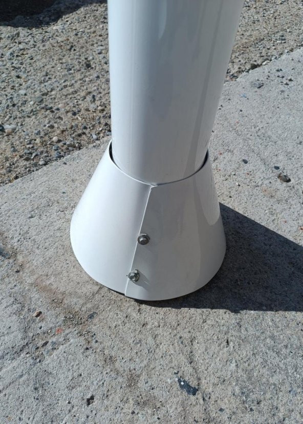 Adelinspor Basketbol Tek Direk Pota Alt Koruma Kapağı Metal 10 adet