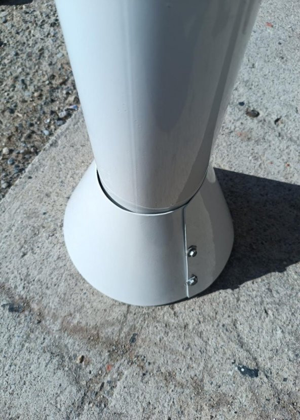 Adelinspor Basketbol Tek Direk Pota Alt Koruma Kapağı Metal 10 adet - 7