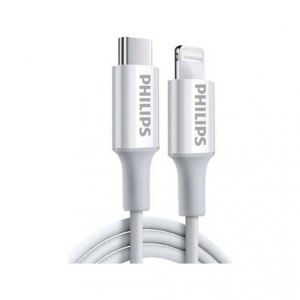 Philips Usb-C To Lightning Hızlı Şarj Ve Data Kablosu 1 Mt. Dlc25