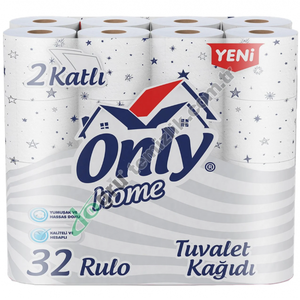 ONLY HOME TUVALET KAĞIDI 32 RULO YERLİ ÜRETİM