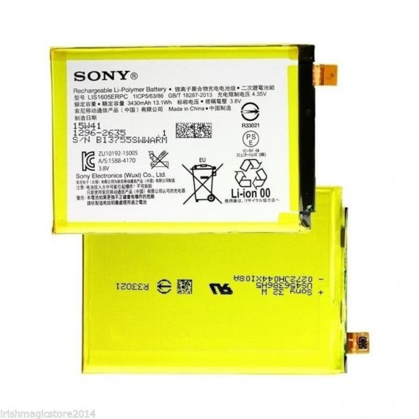 Sony Xperia Z5 Premium Pil Batarya ve Tamir Seti Lis1605Erpc