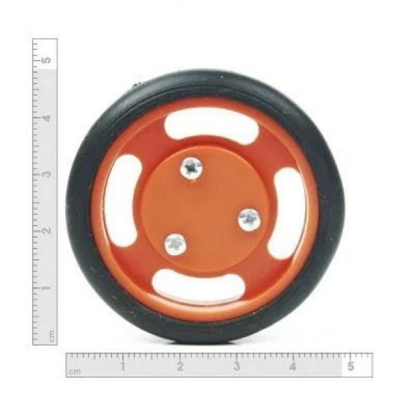 50x11mm Geçmeli Tekerlek Seti Kırmızı - 2