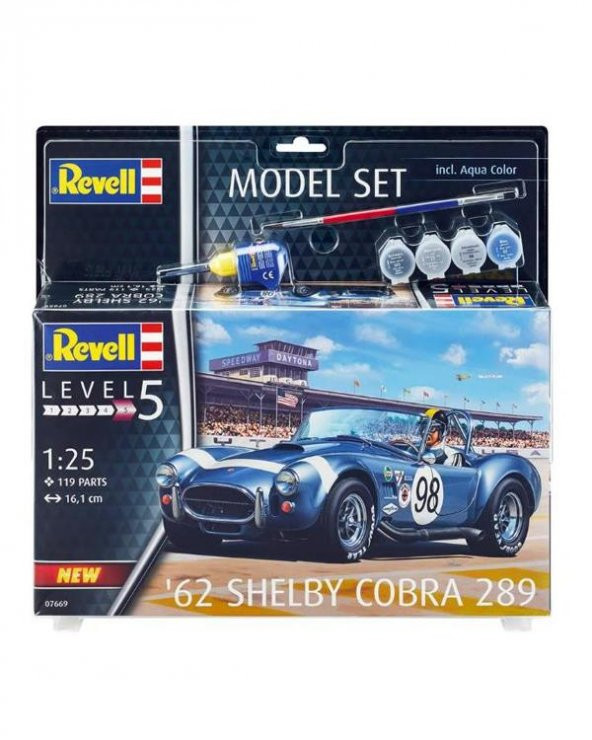 Revell Model Set 62 Shelby Cobra 289 07669