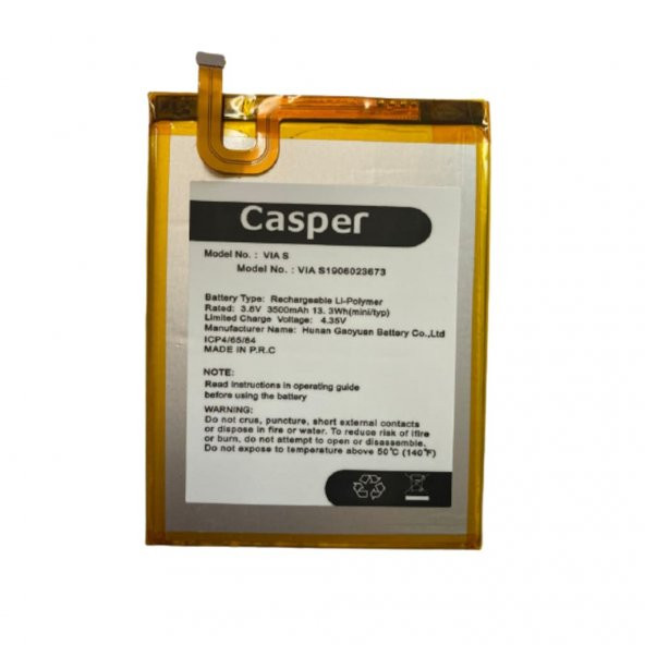 Casper Vıa S Pil Batarya 3500 Mah