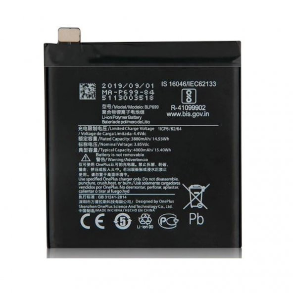 Oneplus 7 Pro Pil Batarya Gm1910 Blp699 - 1