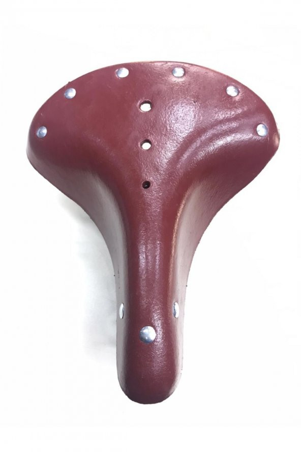 Bisiklet Sele Kösele Inn Kahverengi Krom Yaylı Retro - 3