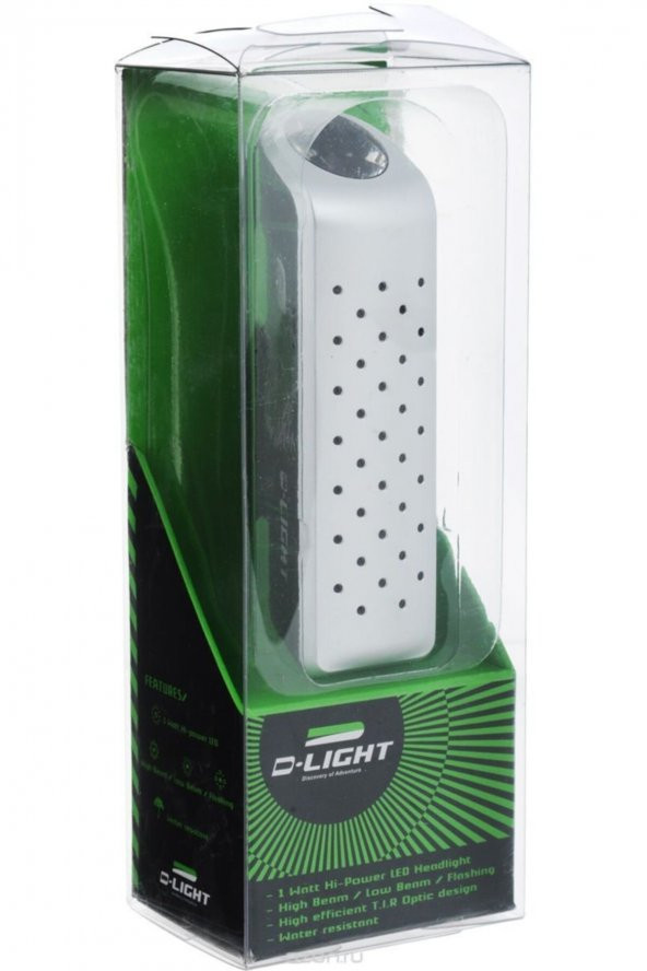 Bisiklet Ön Far Cg-117p Bisiklet Ön Far Gri Power Led 1 Watt - 4