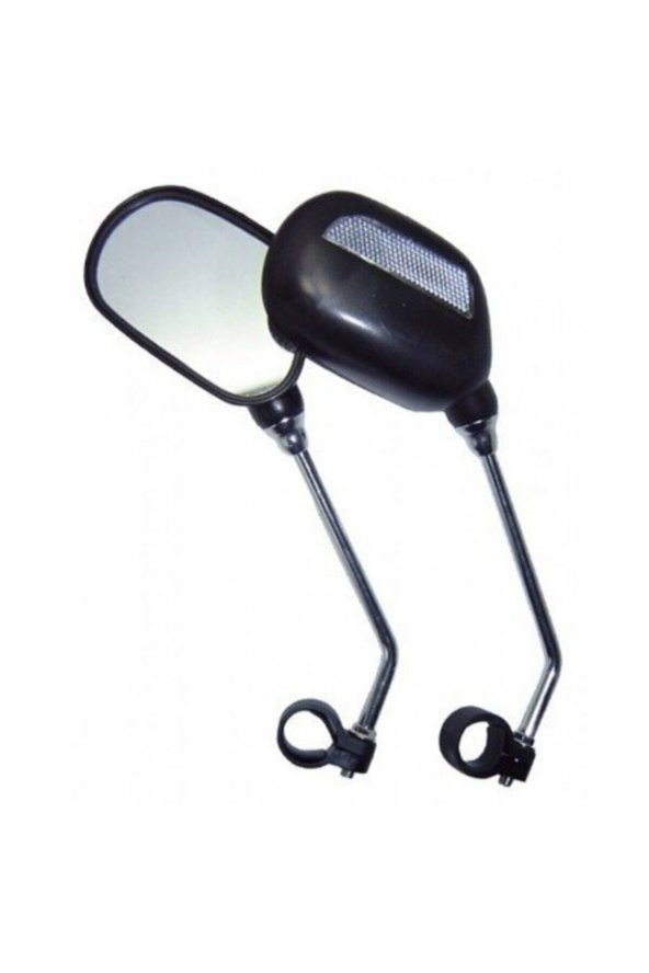 Bisiklet Ayna Kelepçeli Krom Ayaklı Reflektörlü Jy 102 Takım (sağ Sol) - 2