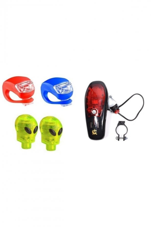Bisiklet Jy 102 Ayna Ve Aksesuar Takımı 4 Parça( Ayna-korna-silikon Işık-sibop Işık) - 4