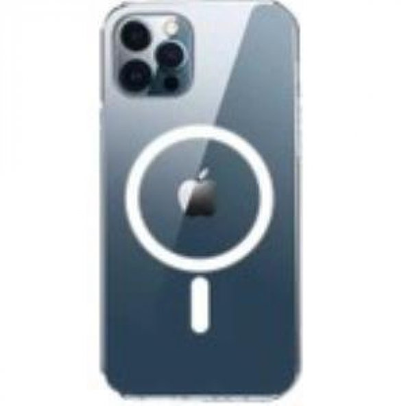 Apple Iphone 14 Pro Kılıf Zore Tacsafe Wireless Kapak-Renksiz