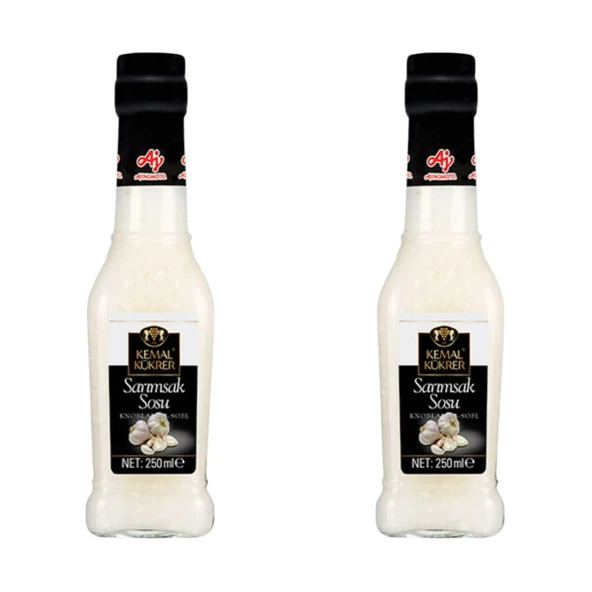 Kemal Kükrer Sarımsak sosu 250 ml x 2 adet