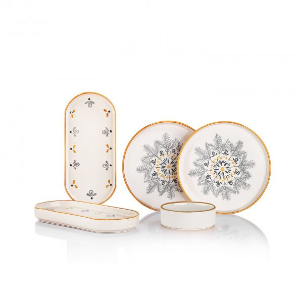 Schafer Sunny 4 Kişilik Kahvaltı Takımı 10 Parça-Kahve - 2