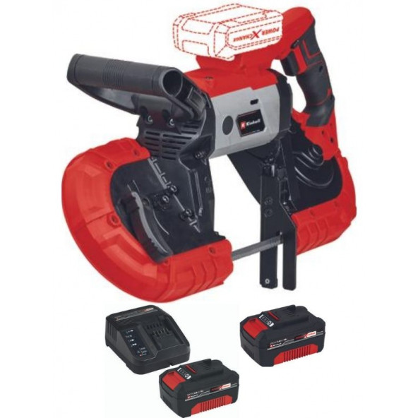 Einhell TE-MB 18/127 Li 2x4.0ah Akülü  Yassı Metal Kesme Şerit Testere