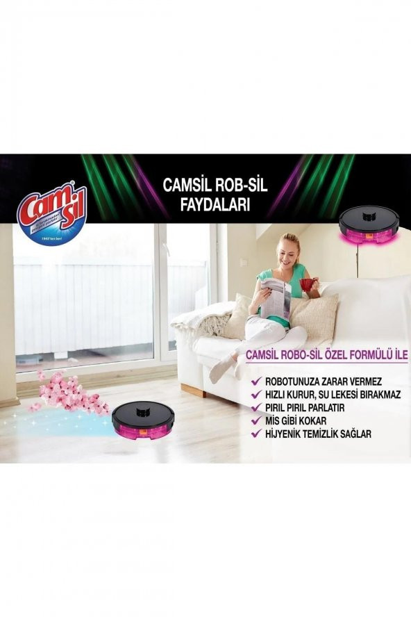 Camsil Robo-Sil Floral Yüzey Temizleyici - 2