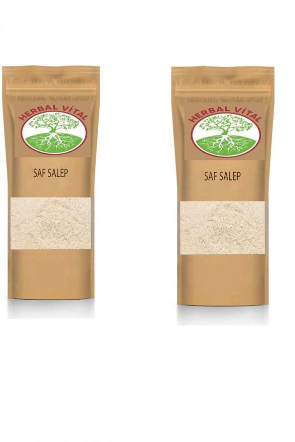 2 X 80gr Saf Sahlep Toz Salep Doğal Meşhur Bucak Sahlebi Içecek Ve Dondurma Salebi