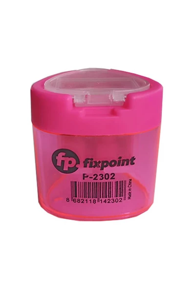 Kalemtıraş Çift Gözlü Üçgen 1 Adet Hazneli Kalemtraş Canlı Renkler Standart Kalem Açacağı Jumbo Kalem Açacağı - 2