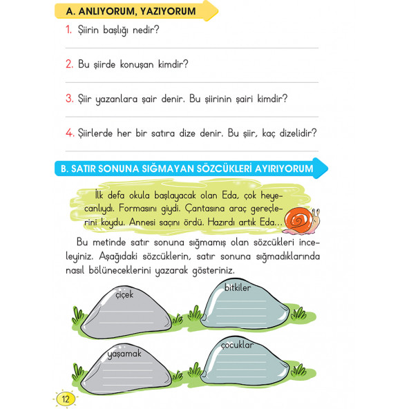 Değerlerimizle Süper Okuma Anlama 1. Sınıf - 7
