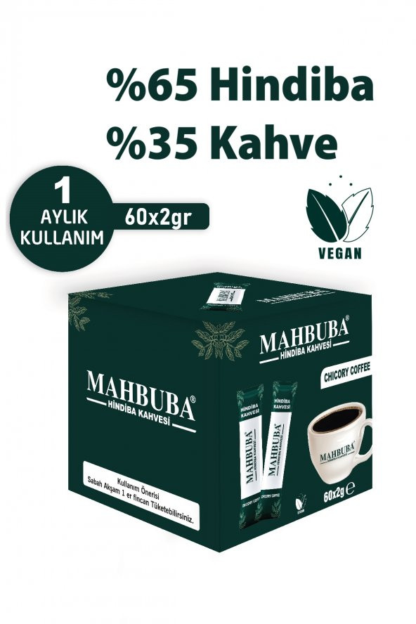 Hindiba Kahvesi Kilo Vermeye Yardımcı Diyet Kahvesi Zayıflama Detox Kahve 60x2gr 1 Aylık Kullanım - 3