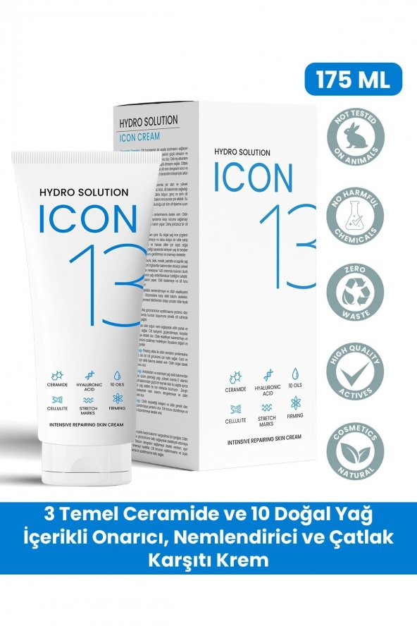 Hydro Solution Icon Yoğun Nemlendirici Onarım Ve Yenilemeyi Hızlandırıcı Krem 175 ml - 1