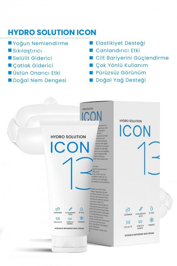 Hydro Solution Icon Yoğun Nemlendirici Onarım Ve Yenilemeyi Hızlandırıcı Krem 175 ml - 3