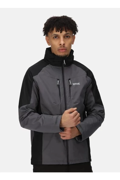 Regatta Gri Erkek Zip Winter Calderdale Zip Erkek Mont RMP345 - 2