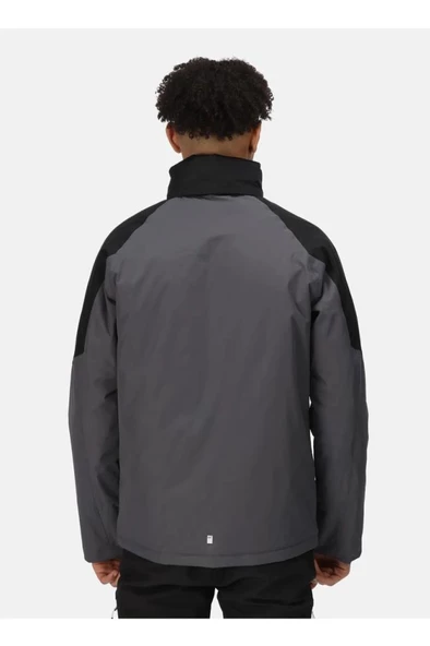 Regatta Gri Erkek Zip Winter Calderdale Zip Erkek Mont RMP345 - 5
