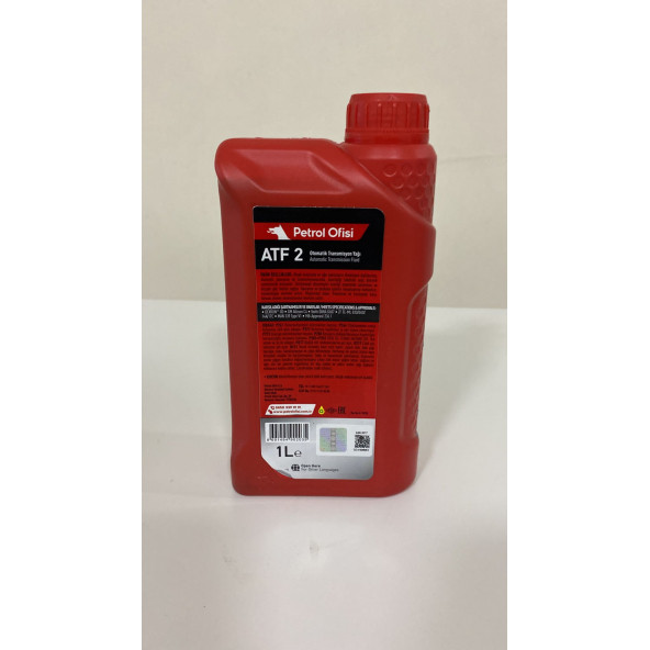 Petrol Ofisi ATF2 Otomatik Şanzıman ve Direksiyon Yağı 1 lt x 12 adet (koli) - 2
