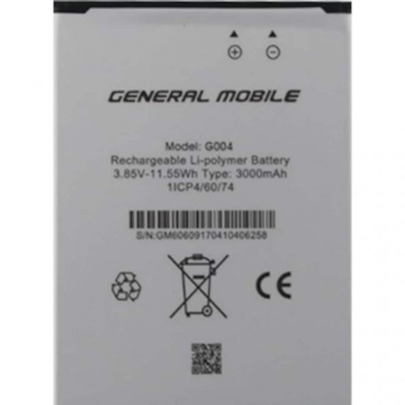 General Mobile Discovery Gm6Gm6 Life Pil Batarya - 2
