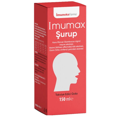 İmuneks Farma İmumax Takviye Edici Gıda Şurup 150 ml ürün görseli 1