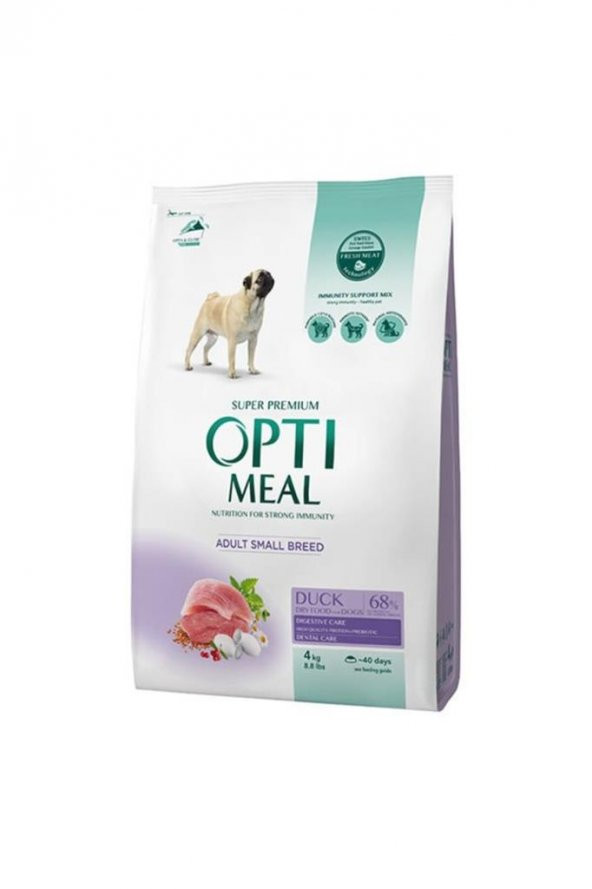 OptiMeal Ördek Etli Küçük Irk Yetişkin Köpek Maması 4 Kg