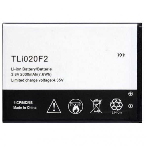 Alcatel One Touch Fierce 2 Tli020F2 Pil Batarya + Tamir Seti