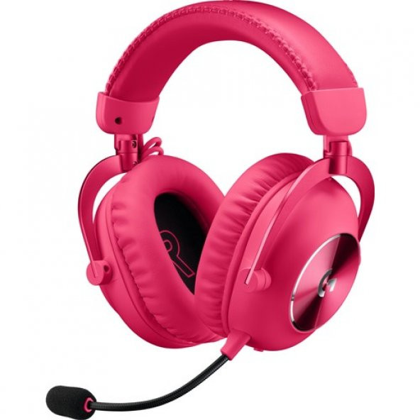 Logitech G PRO X 2 LIGHTSPEED Kablosuz DTSX Headphone 2.0 - 7.1 Surround Ses Oyun Kulaklığı - Pembe