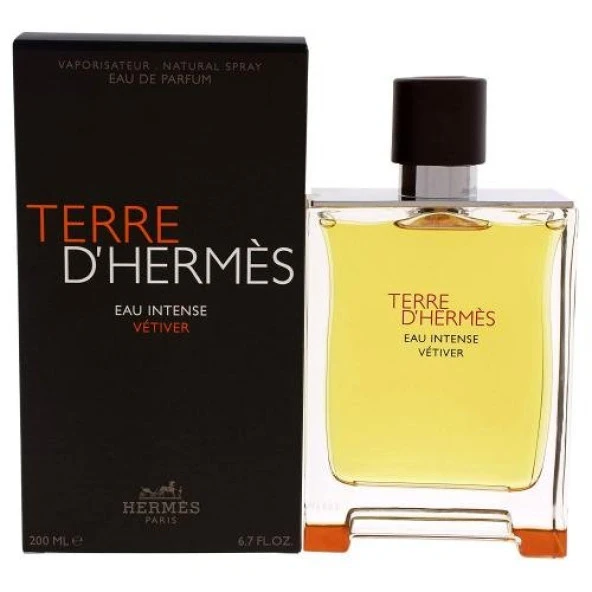 Hermes Terre D Hermes Eau Intense Vetiver EDP 200 ml Erkek Parfüm