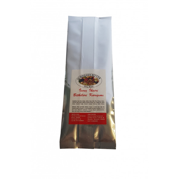 İsveç İksiri Bitkileri Karışımı Yeşil Naturel İsveç Şurubu 60 gr - 1