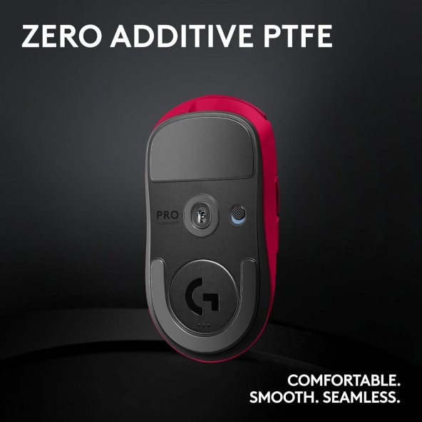Logitech G PRO X SUPERLIGHT 2 Hafif HERO 2 Sensör 32.000 DPI LIGHTSPEED Kablosuz Oyuncu Mouse - Pembe - 9