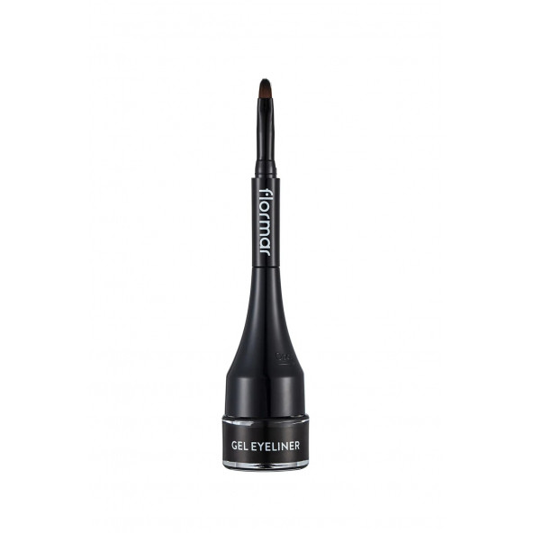 FLORMAR Özel Fırça Başlıklı Yoğun Pigmentli Mat Jel Eyeliner - 2