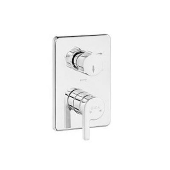 Eca Icon Ankastre Banyo Bataryası 2 Parça Set  3 Yollu (102167301H-K+102166301)