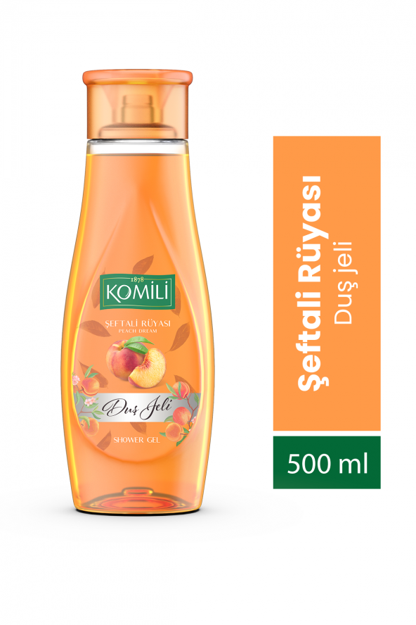 Komili Şeftali Rüyası Duş Jeli - Şeftali ve Yaz Meyveleri Kokulu - 500 ML