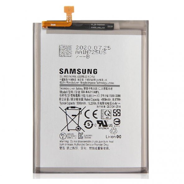 Samsung Galaxy A21S Sm-A217 Pilvbatarya Ba217Aby 5000 Mah