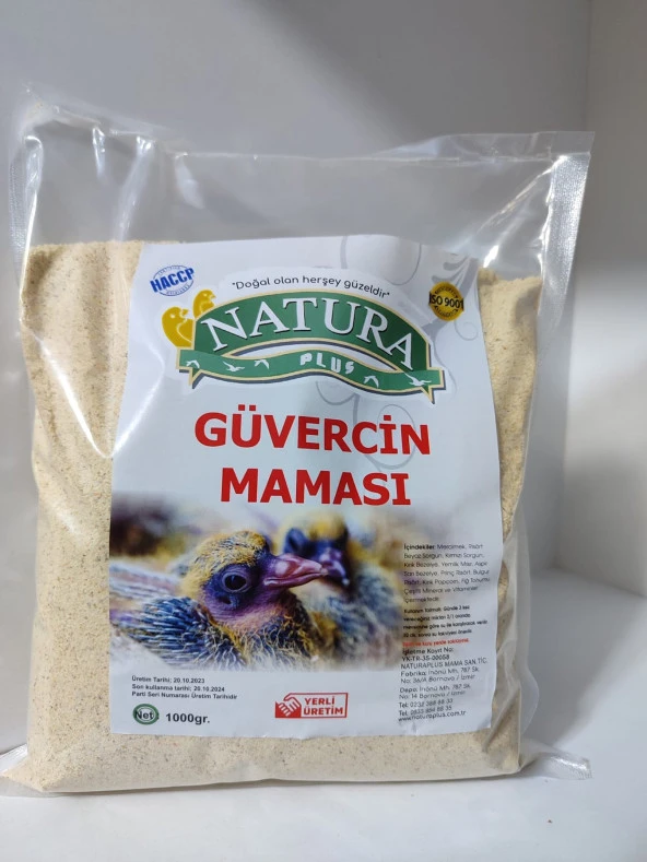 Natura Plus Güvercin Elle Besleme Maması 1000 Gr